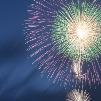 写真：大曲の花火