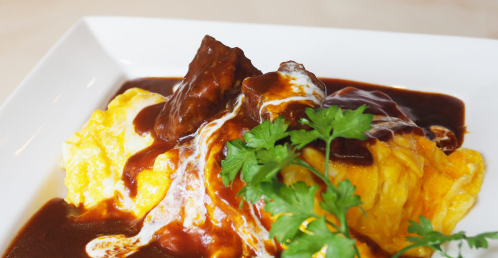 由利牛のオムライス