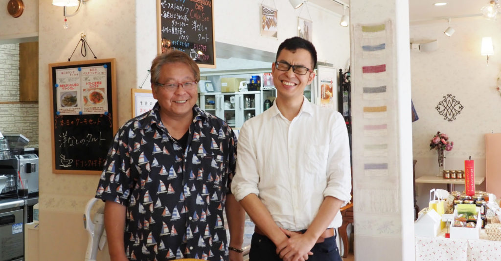 堀内憲二さんと村松大地さん