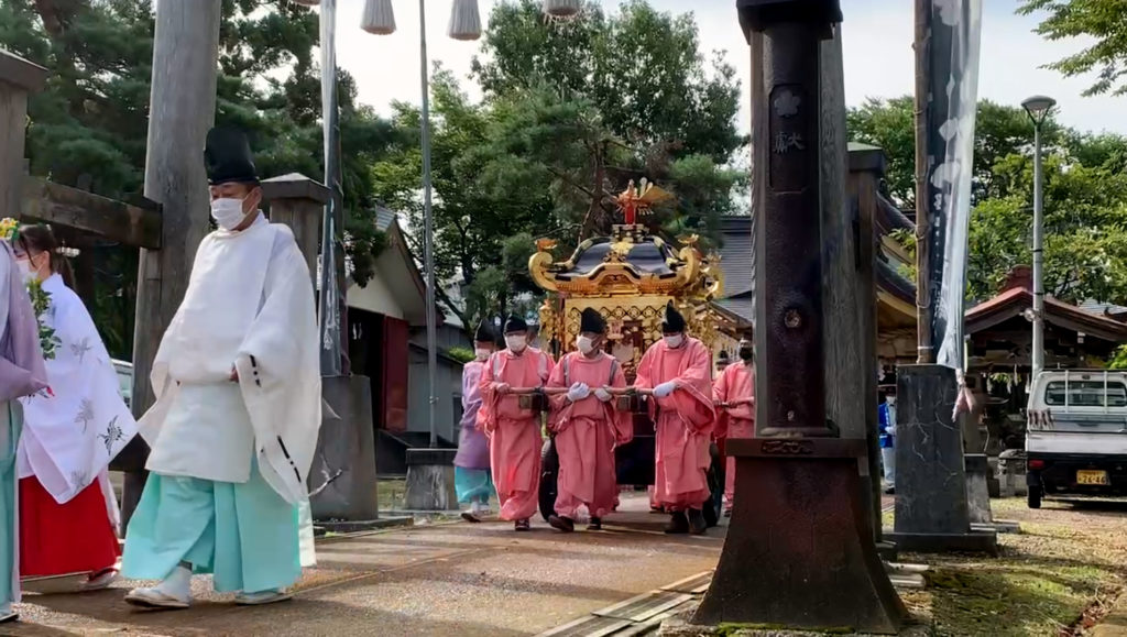 現在の諏訪神社 例祭・神幸祭